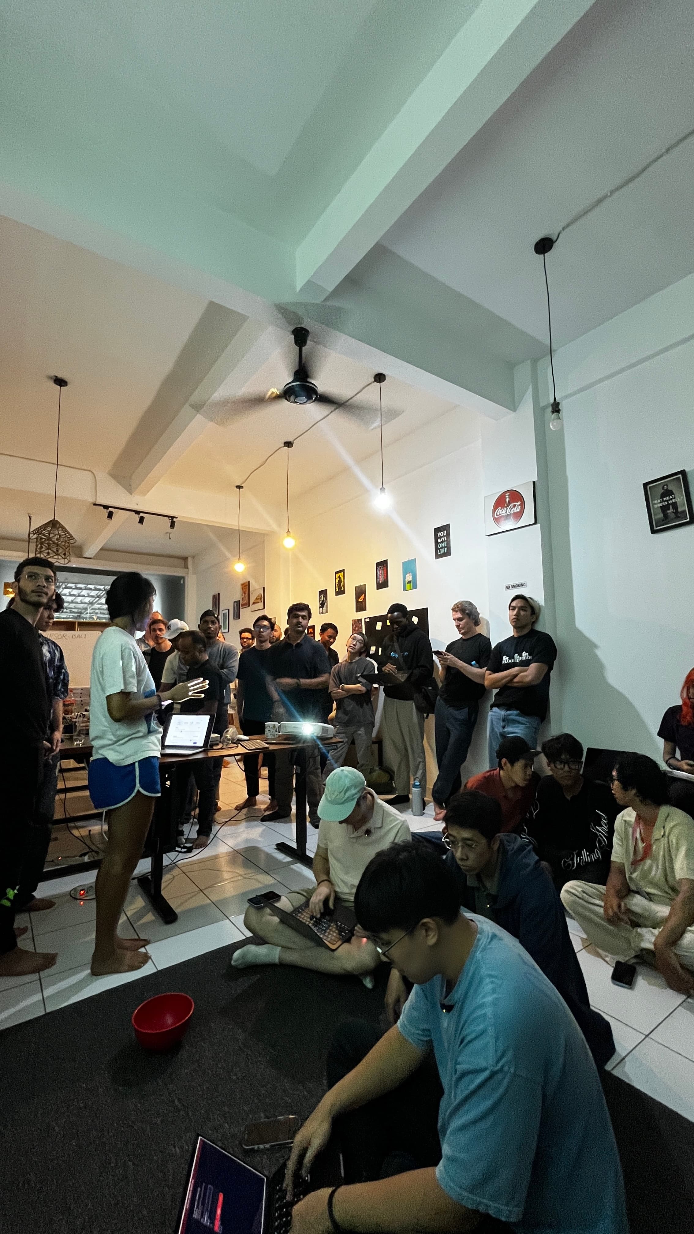 Cursor Bali Hackathon audience
