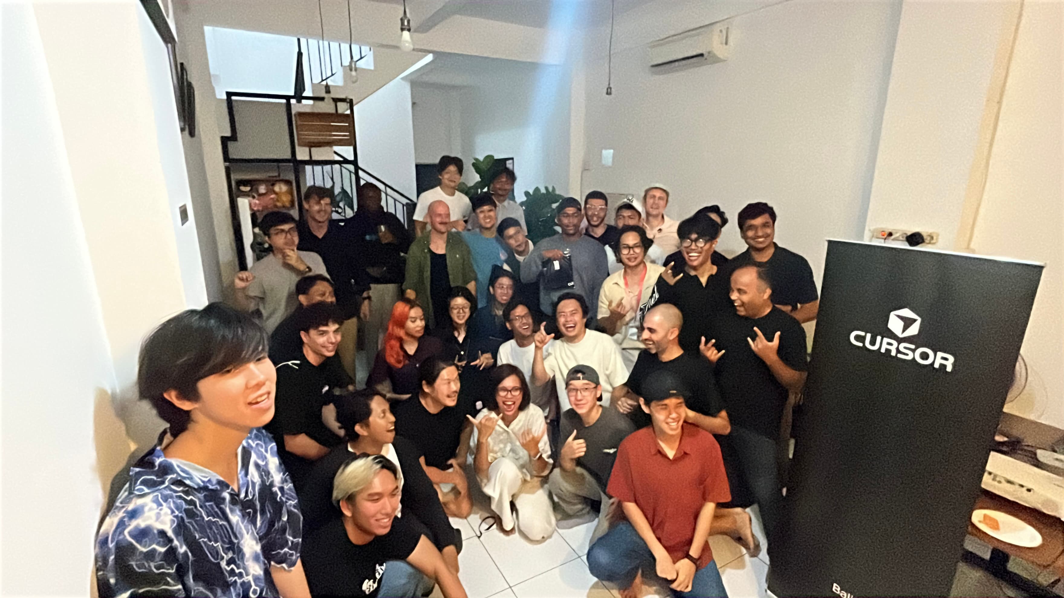 Cursor Bali Hackathon closing moments